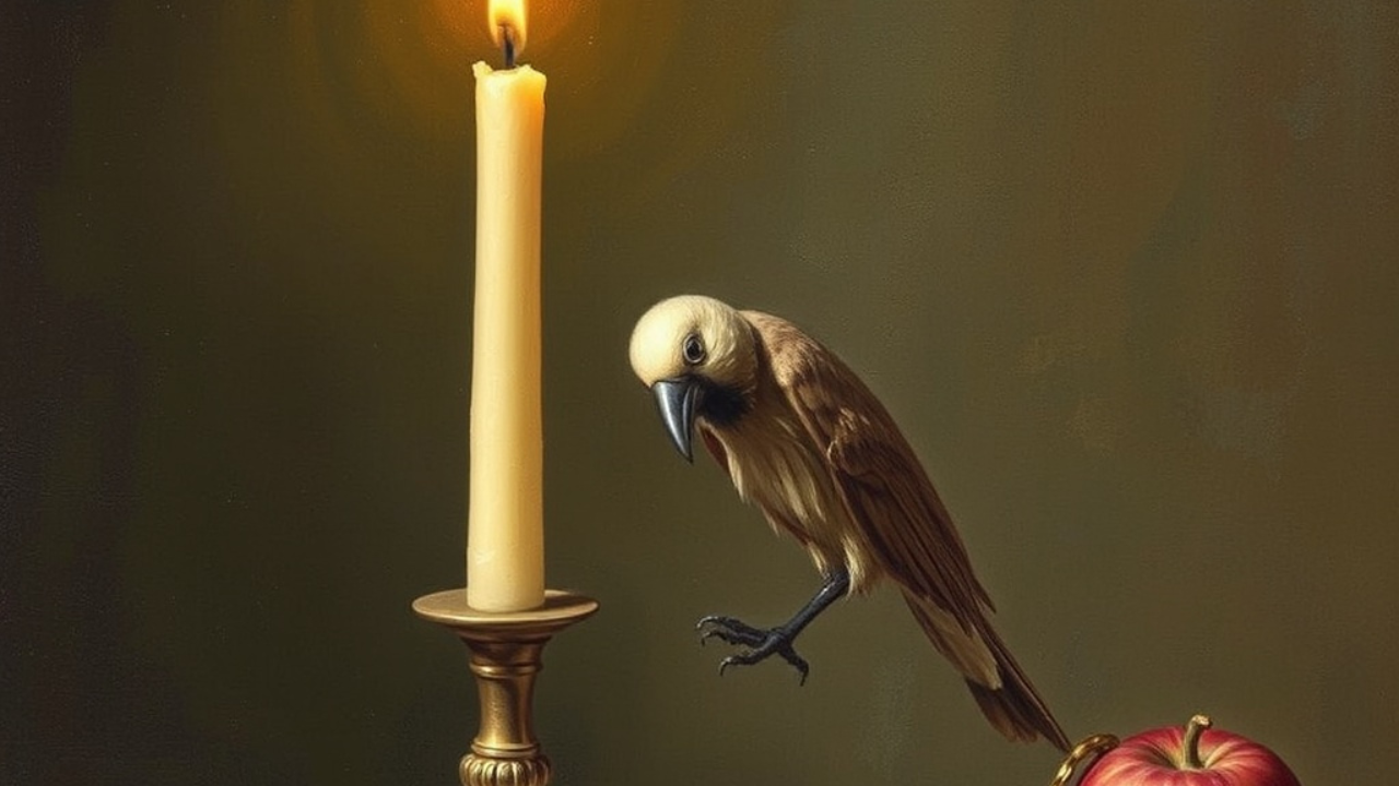 Was a Bird Carcass Used as a Candle in History?